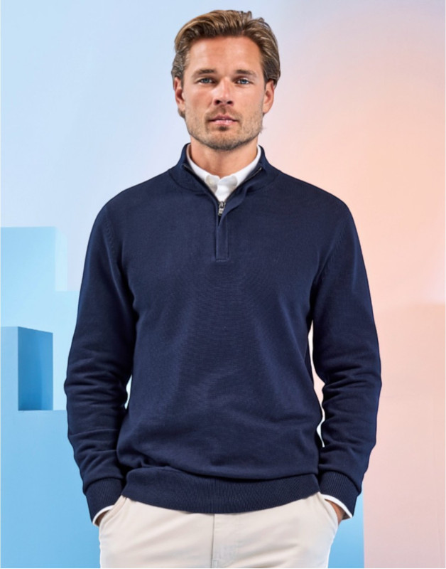 Pull zip 1/4 homme AQ048 Asquith & FoxAsquith & Fox